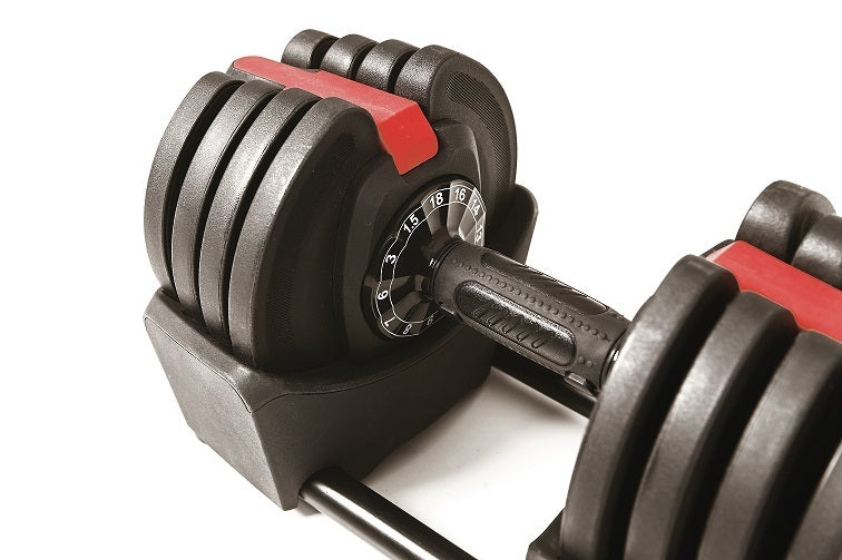 Manubrio A Carico Regolabile MCR-18 con selezionatore da 1,5 a 18 kg TOORX