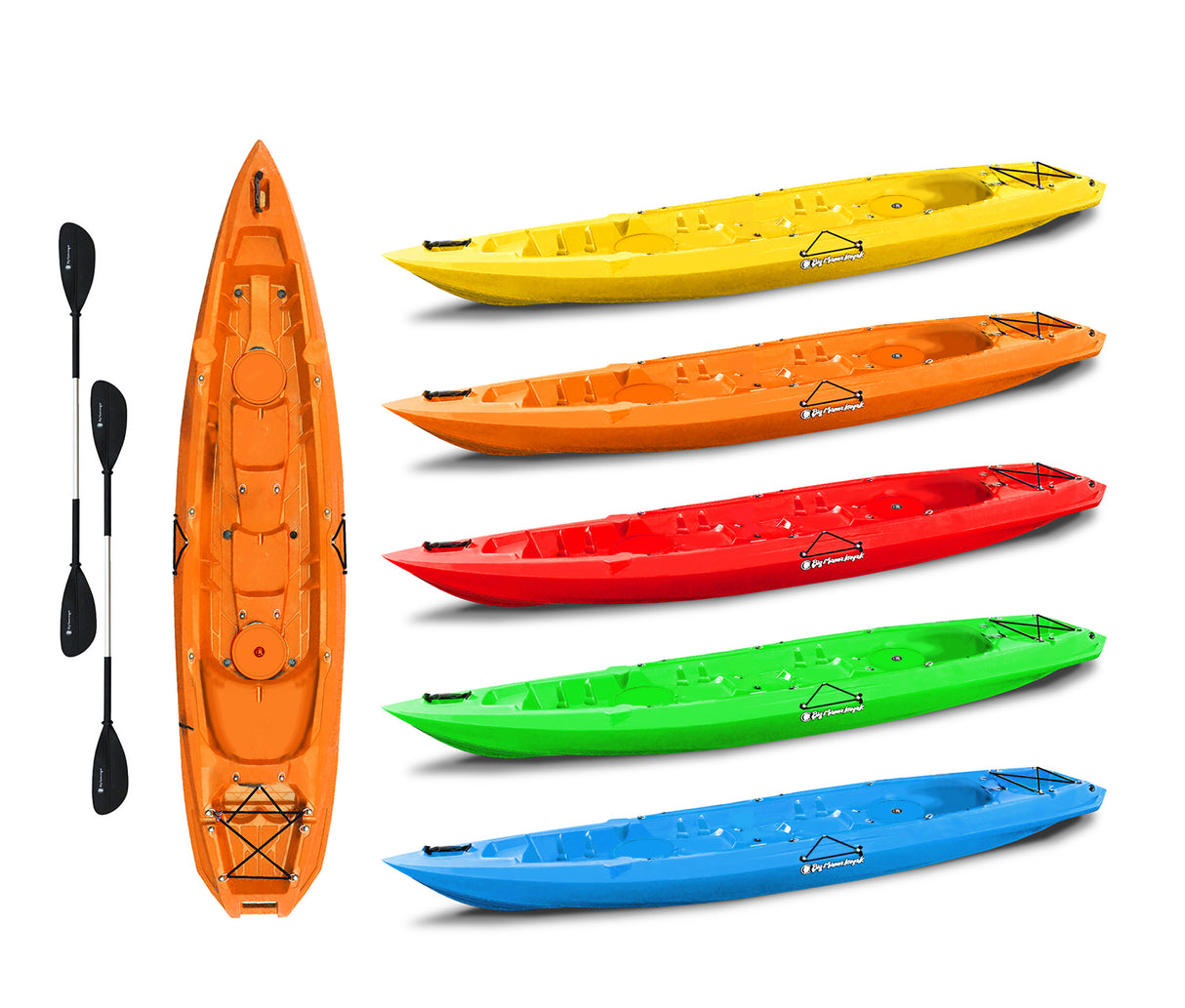 Offerta canoa 2 posti MOJITO basic BIG MAMA KAYAK 380 Cm + 2 Pagaie in omaggio (PACK 1)