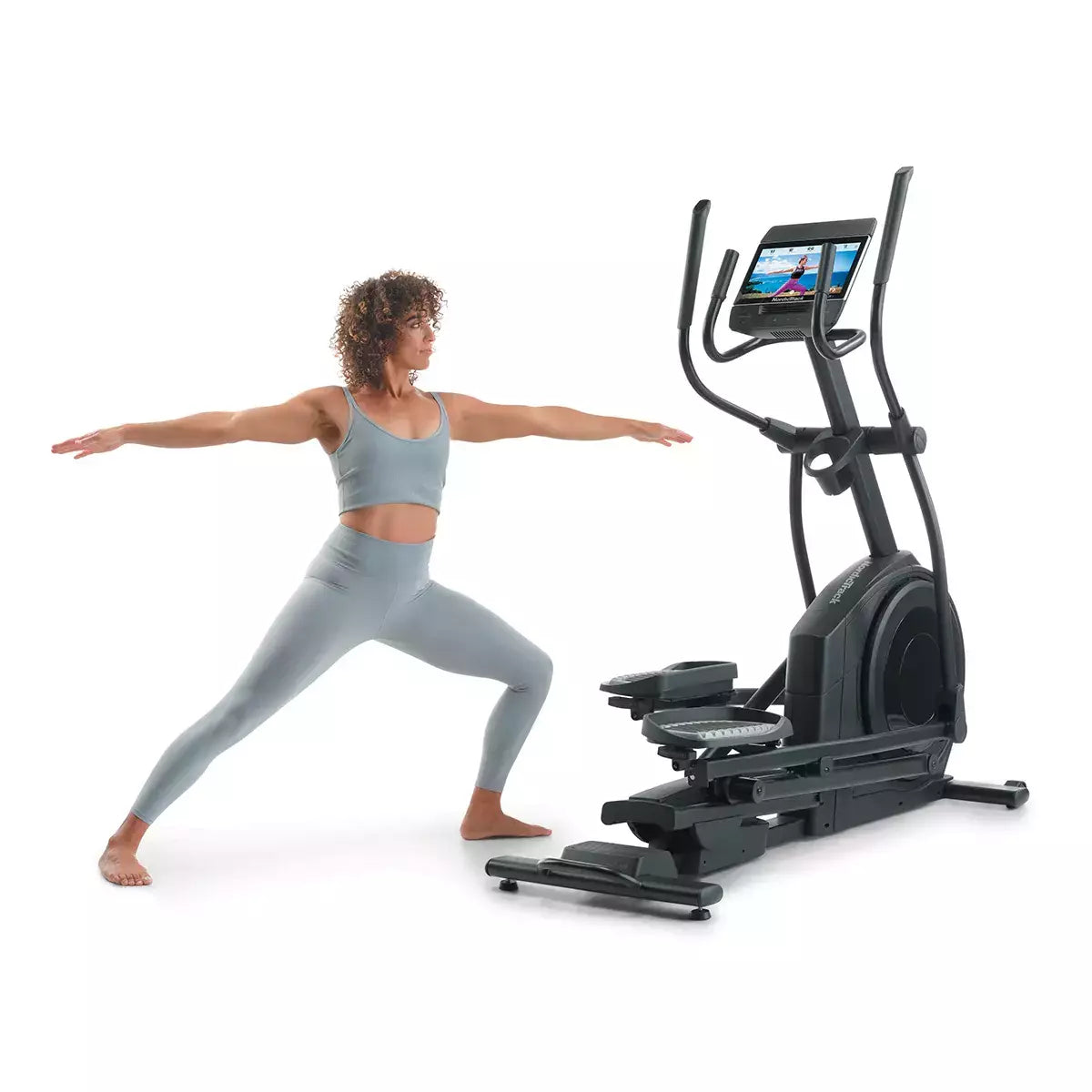 Promo NordicTrack Ellittica Elettromagnetica AirGlide 14i - a volano anteriore - App Ifit integrata - cod.NTEL71423-INT compreso 1 anno di abbonamento IFIT