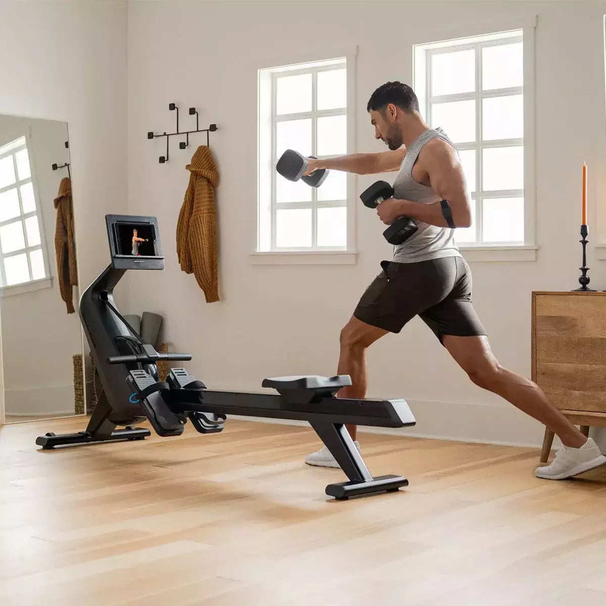 Promo Vogatore RW 300 resistenza magnetica Nordictrack cod.NTRW39124-INT - con App Ifit Integrata - peso max utente 115 kg