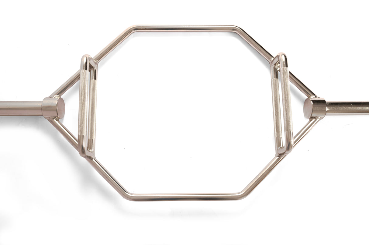 OSB Bilanciere Olimpionico Esagonale con Doppia Impugnatura (Shrug Bar) Carico Max. 300 Kg. Linea Toorx