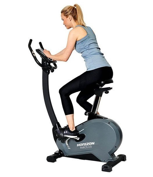 Paros 2.0 Cyclette Bici da Camera Horizon Fitness Volano 7 Kg - Peso Max Utente 136 Kg