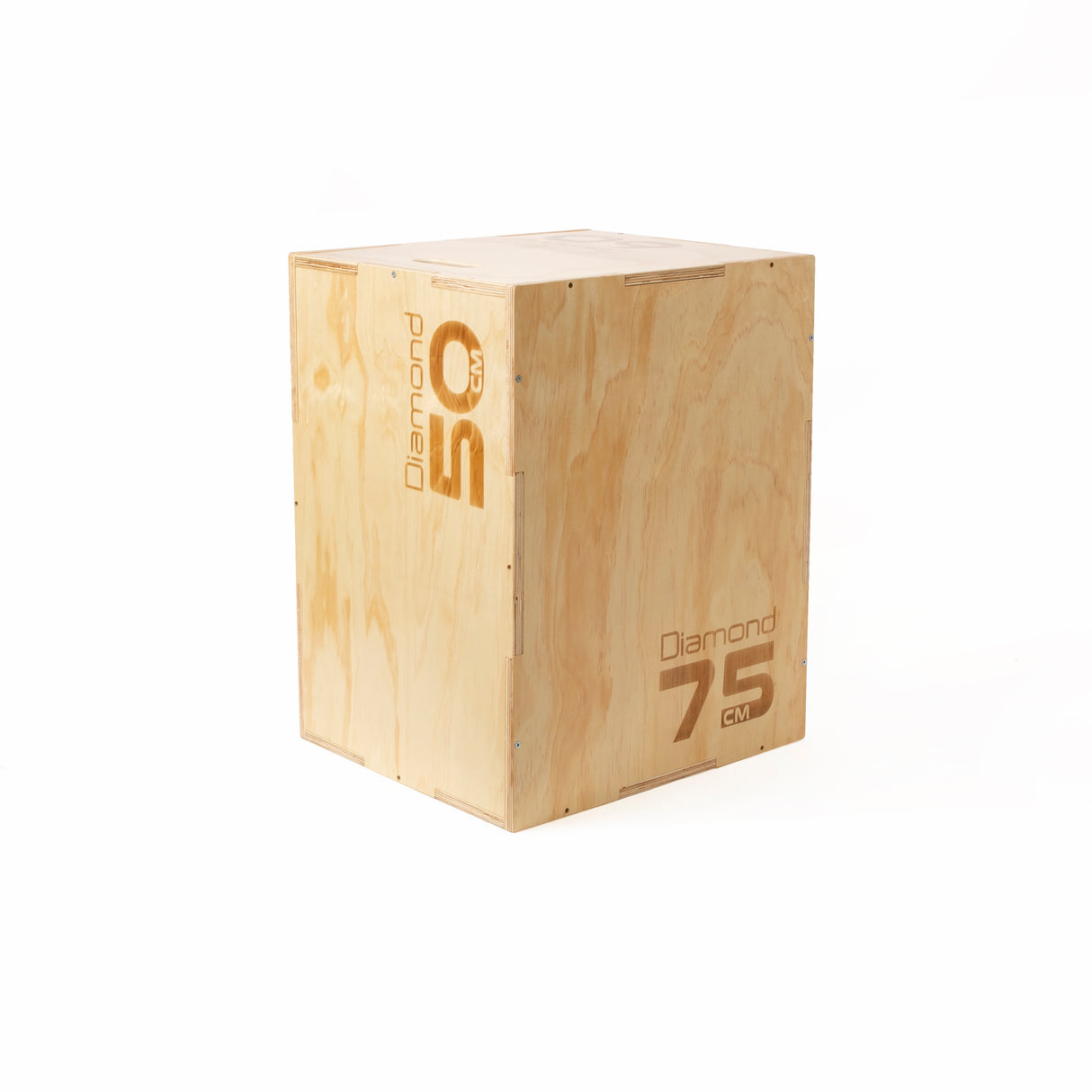 PLYO BOX LEGNO NATURALE (75-60-50 cm) - 24Kg - Linea Diamond - Cod. PBD