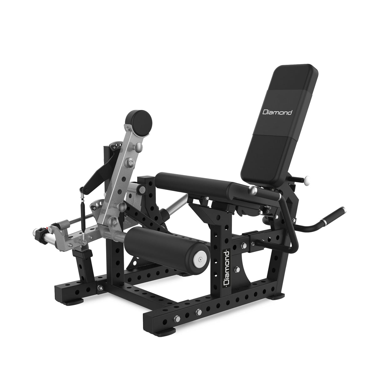 COMBO LEG EXTENSION / LEG CURL PRONO della serie srigs Plate Loaded Linea Diamond Fitness Cod. PL300-COMBOSEATEDLEG-R