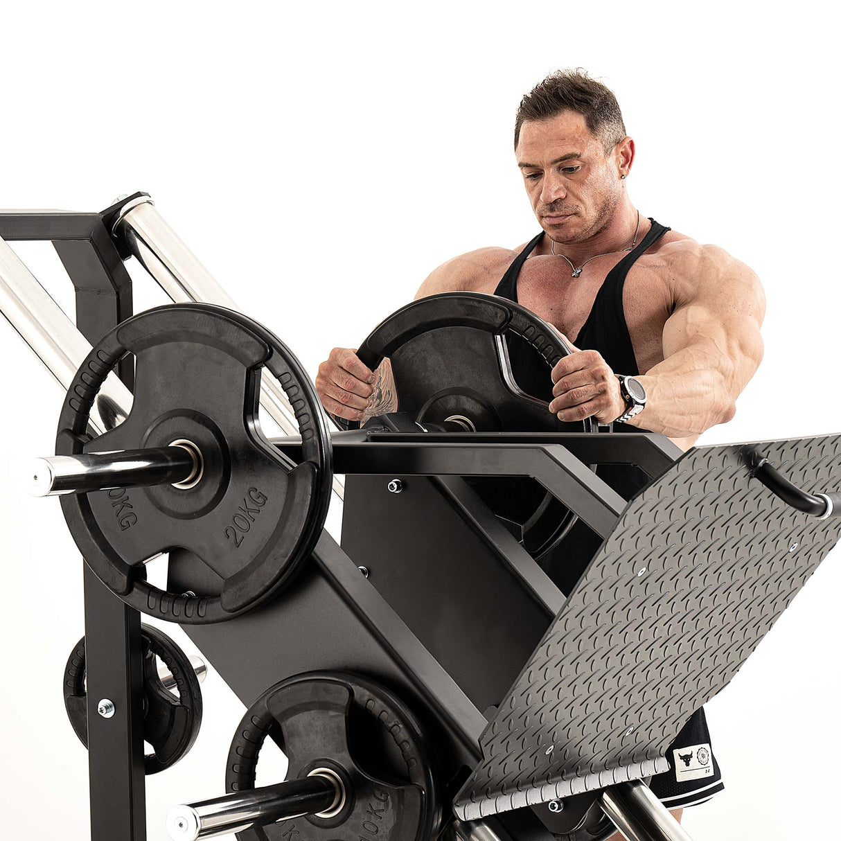 S500 LEG PRESS 45° - Plate Loaded Linea Diamond cod. PL500-LEGPRESS