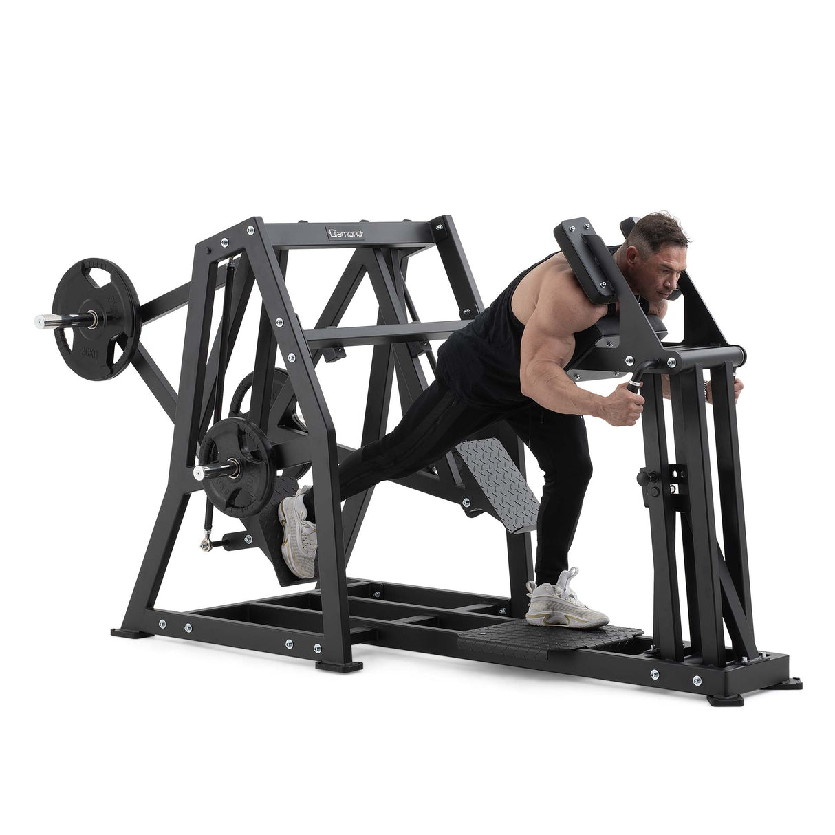 S500 PRONE LEG PRESS - Plate Loaded - Linea Diamond cod. PL500-PRONELEGPRESS