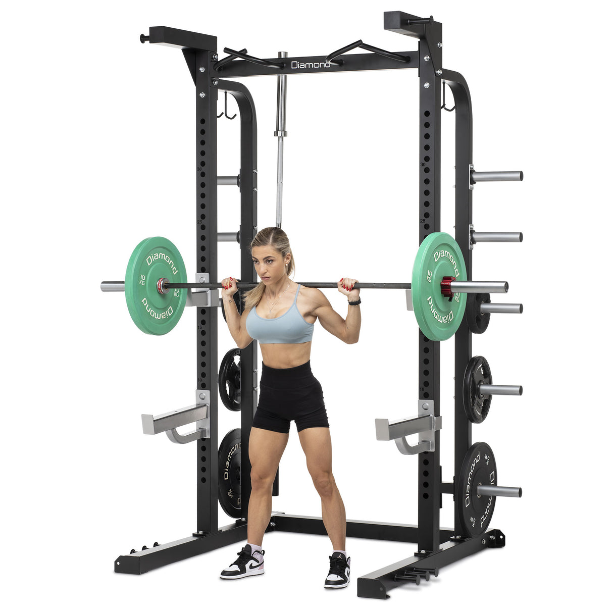 POWER RACK PRO Cod. PR-P - linea diamond fitness - peso max caricabile 400 kg