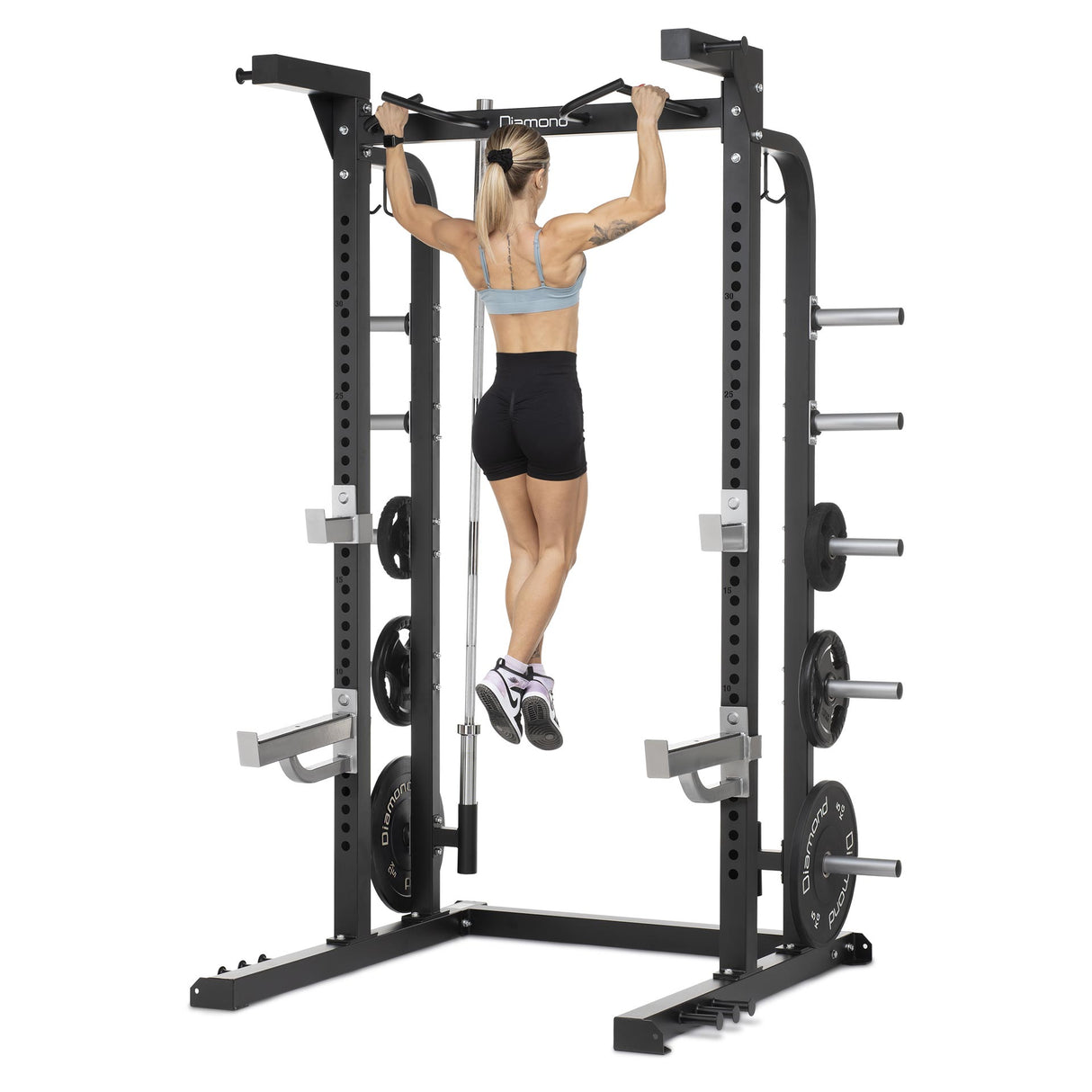 POWER RACK PRO Cod. PR-P - linea diamond fitness - peso max caricabile 400 kg