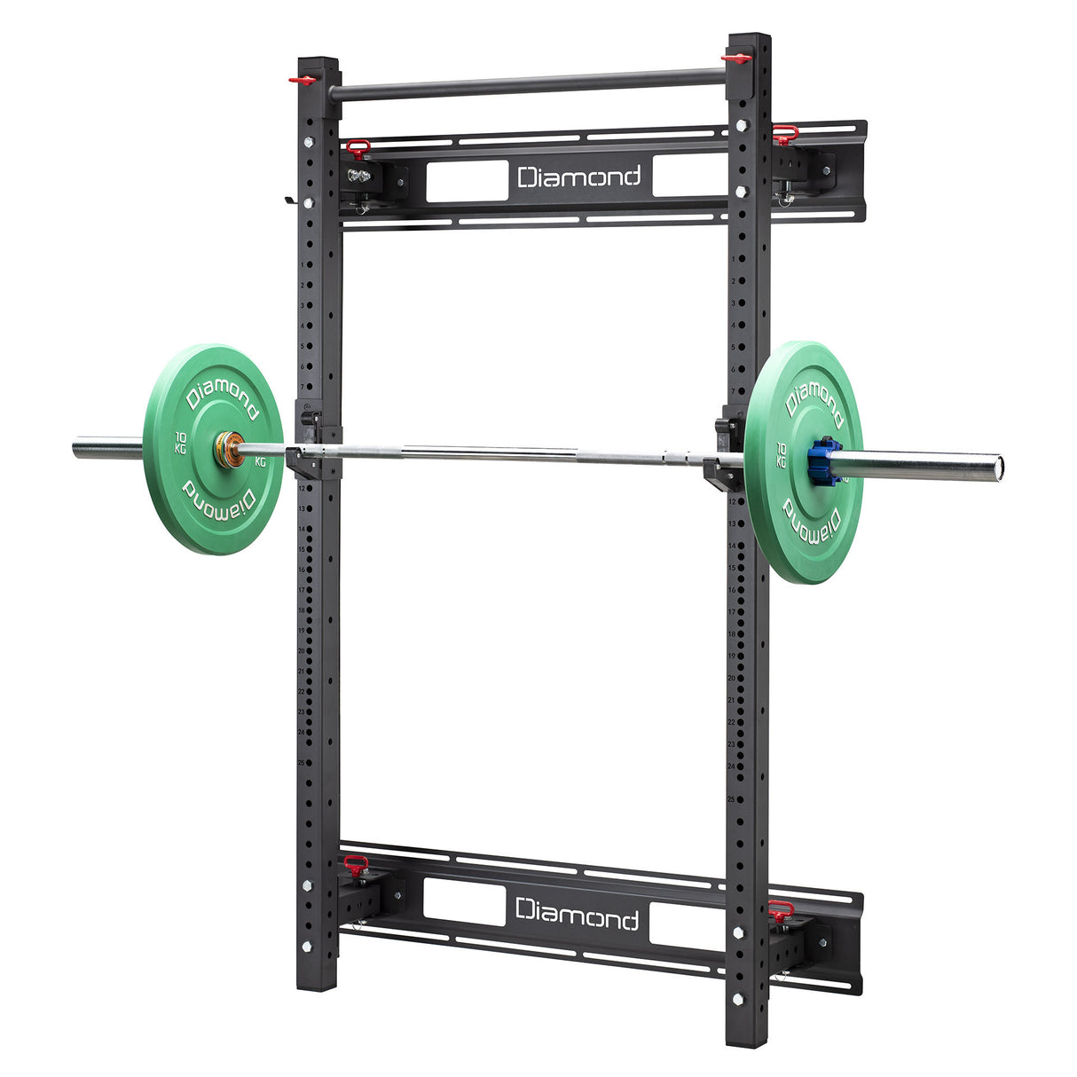 FOLDABLE POWER RACK WALL MOUNTED - Linea Strenght DIAMOND - Cod. PR-W