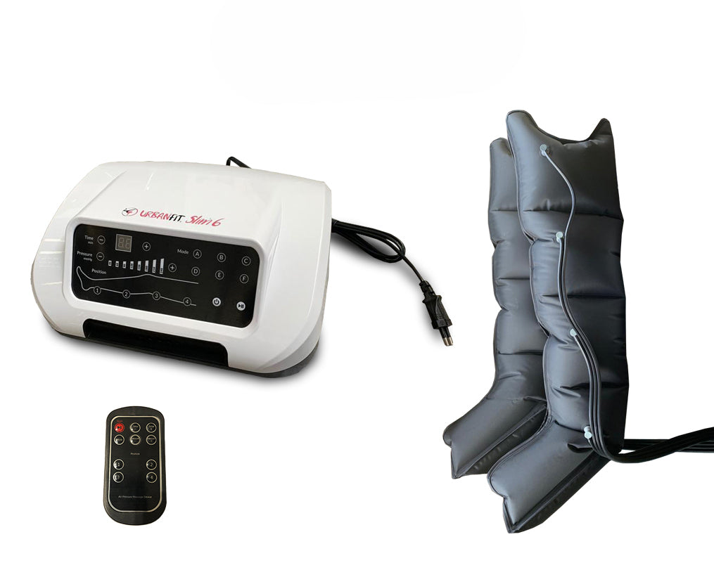 Slim 6 Apparecchio Pressoterapia Con 6 Programmi + 2 Gambali + Con Telecomando - URBAN FIT