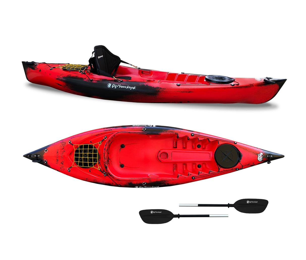 Canoa 1 posto Privat 2.0 Limited edition Big Mama Kayak monoposto 295 cm + 2 gavoni + 1 pagaia in omaggio (PACK 1) - ROSSO