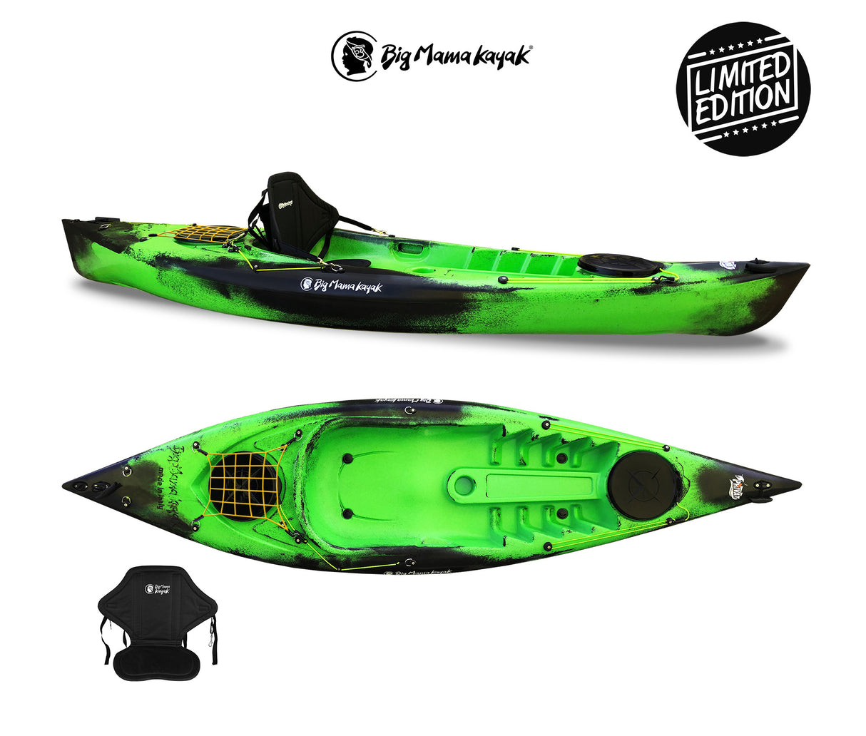 KAYAK MON<OPOSTO PRIVAT 2.0 LIMITED EDITION BIG MAMA KAYAK - CANOA DA 295 CM + 2 GAVONI+ 1 SEGGIOLINO (PACK 2)