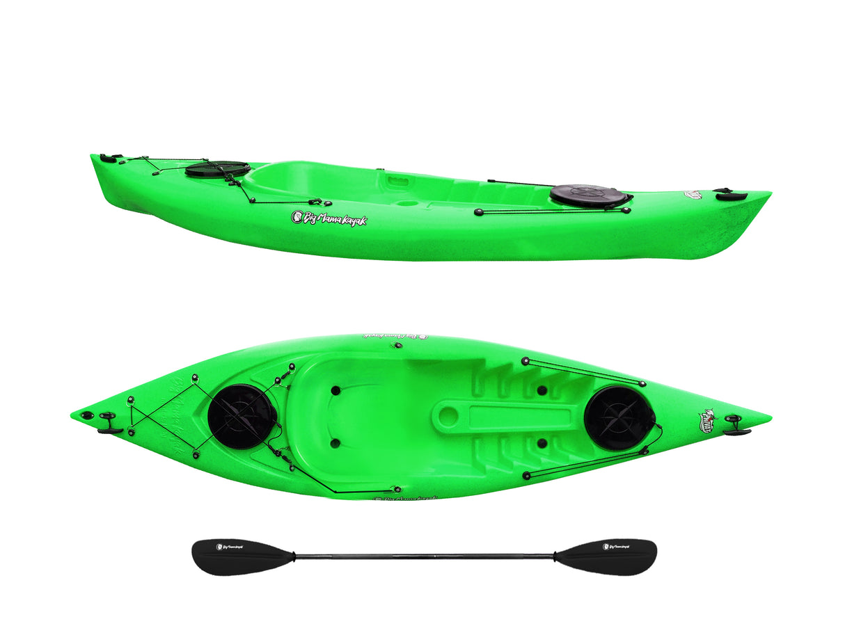 Canoa 1 posto Privat 2.0 Big Mama Kayak 295 cm + 2 gavoni + 1 pagaia in omaggio (PACK 1) - VERDE