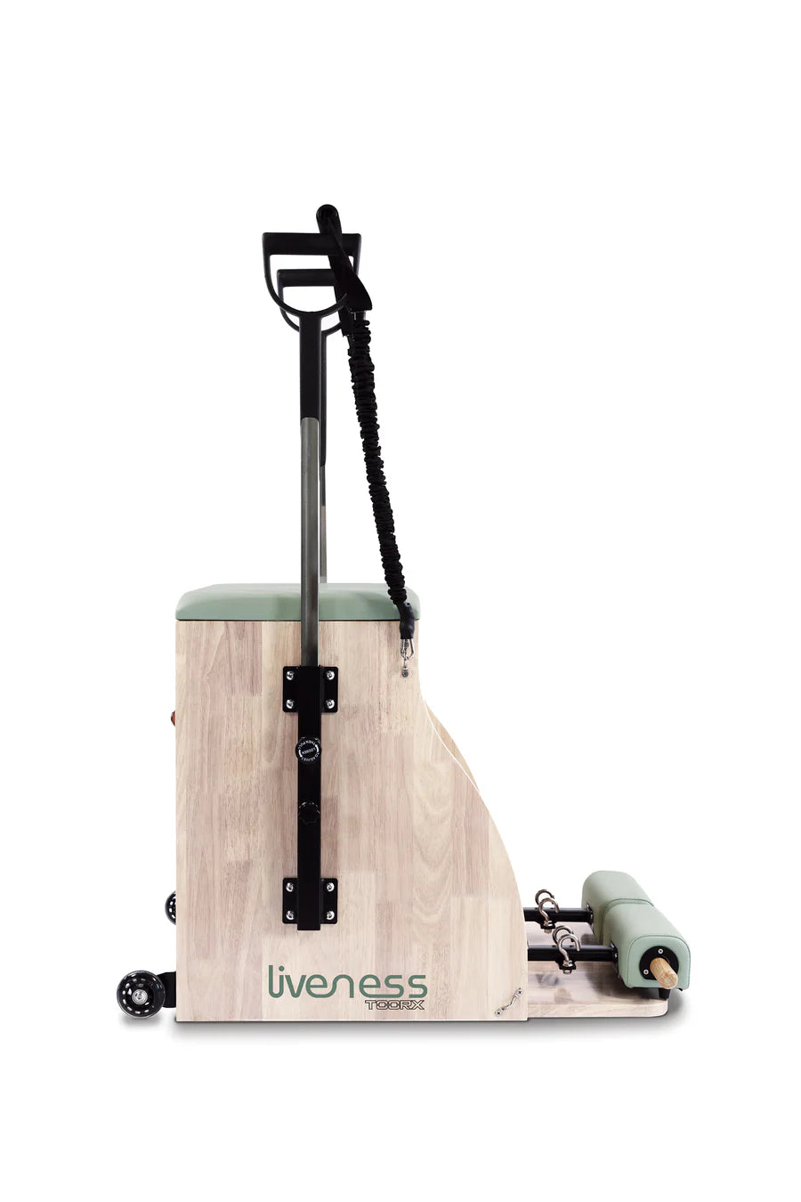 Wunda Chair in legno di quercia naturale - Linea Lifeness di Toorx - Cod. PTX-1800G Green Tea