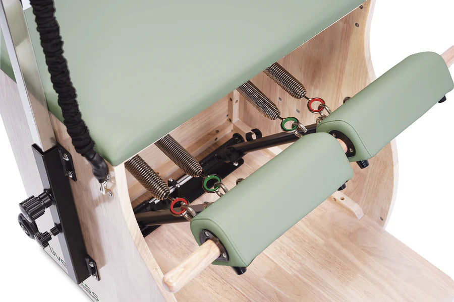 Wunda Chair in legno di quercia naturale - Linea Lifeness di Toorx - Cod. PTX-1800G Green Tea