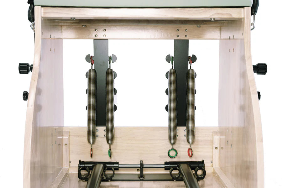 Wunda Chair in legno di quercia naturale - Linea Lifeness di Toorx - Cod. PTX-1800G Green Tea