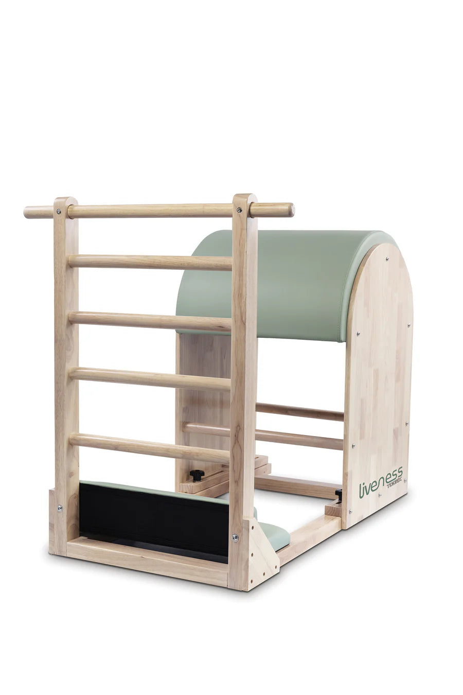 Ladder barrel in legno di quercia naturale - Linea Lifeness di Toorx - Cod. PTX-1900G Green Tea