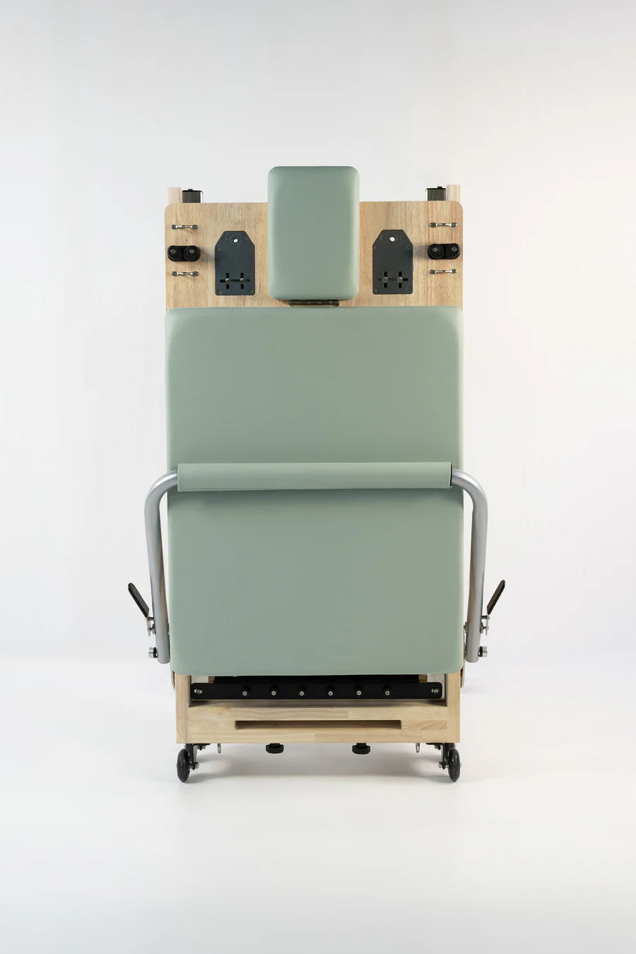 Reformer in legno di quercia naturale pieghevole PTX 3000 Green Tea - Linea Lifeness di Toorx - Cod. PTX-3000G