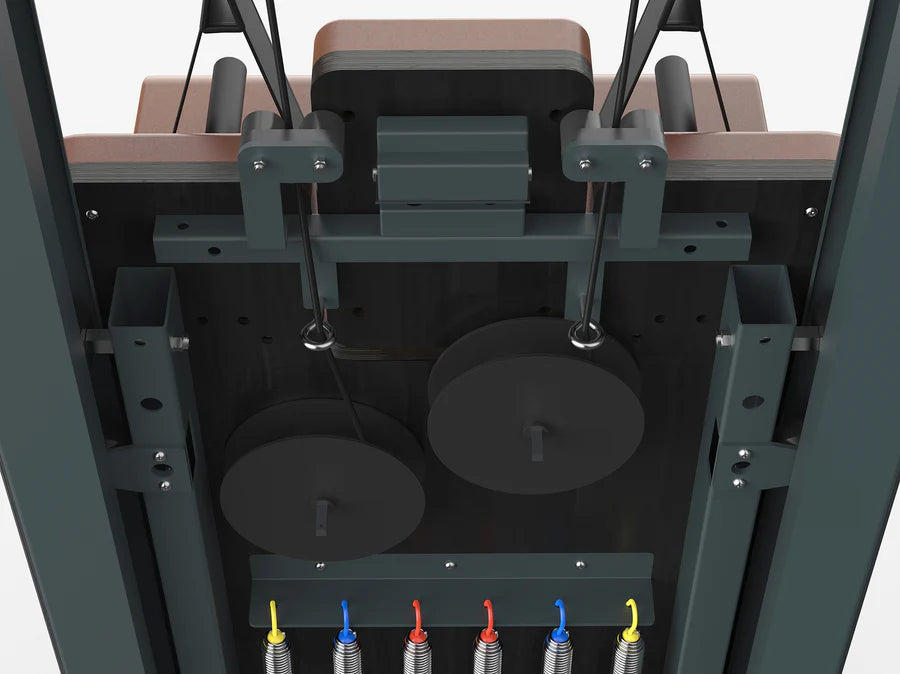 Reformer in Alluminio PTX 7500 Underwood&Earth- linea Liveness di Toorx- Cod. PTX-7500UE