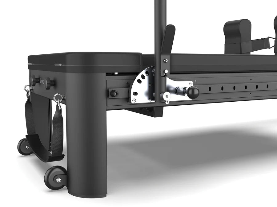 Reformer in Alluminio full track PTX 8000 Black Pearl- linea Liveness di Toorx- Cod. PTX-8000BP