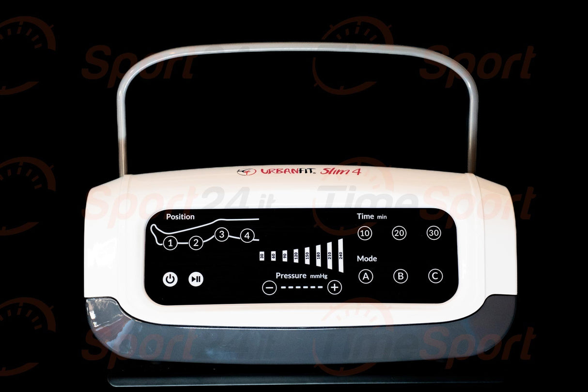 Promo Slim 4 Apparecchio Pressoterapia Con 3 Programmi + 2 Gambali + 2 Bracciali + Fascia Addominali/glutei + Con Telecomando ( Full Pack) Linea Urban Fit