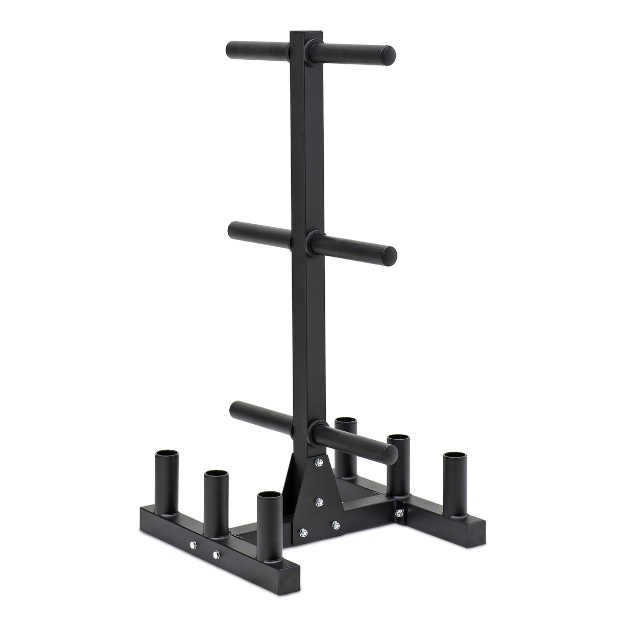 Rastrelliera Porta Dischi Bumper e Bilancieri - 6 braccia - 60 X 60 X 126 cm - Linea DIAMOND - Cod. RDO-B