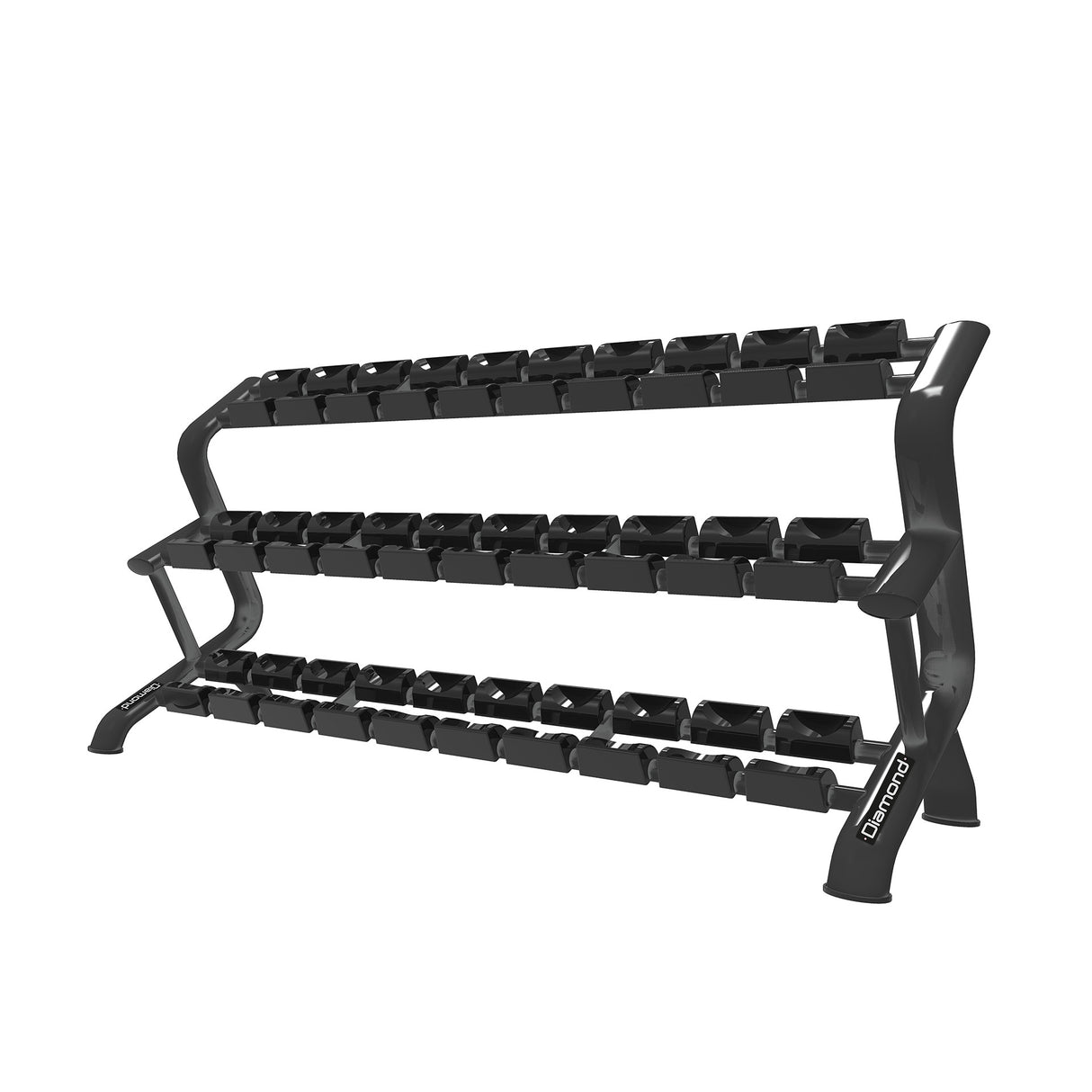 RASTRELLIERA MANUBRI TONDI 15 COPPIE - Linea Diamond Professional - Cod. RM350-ROUND15