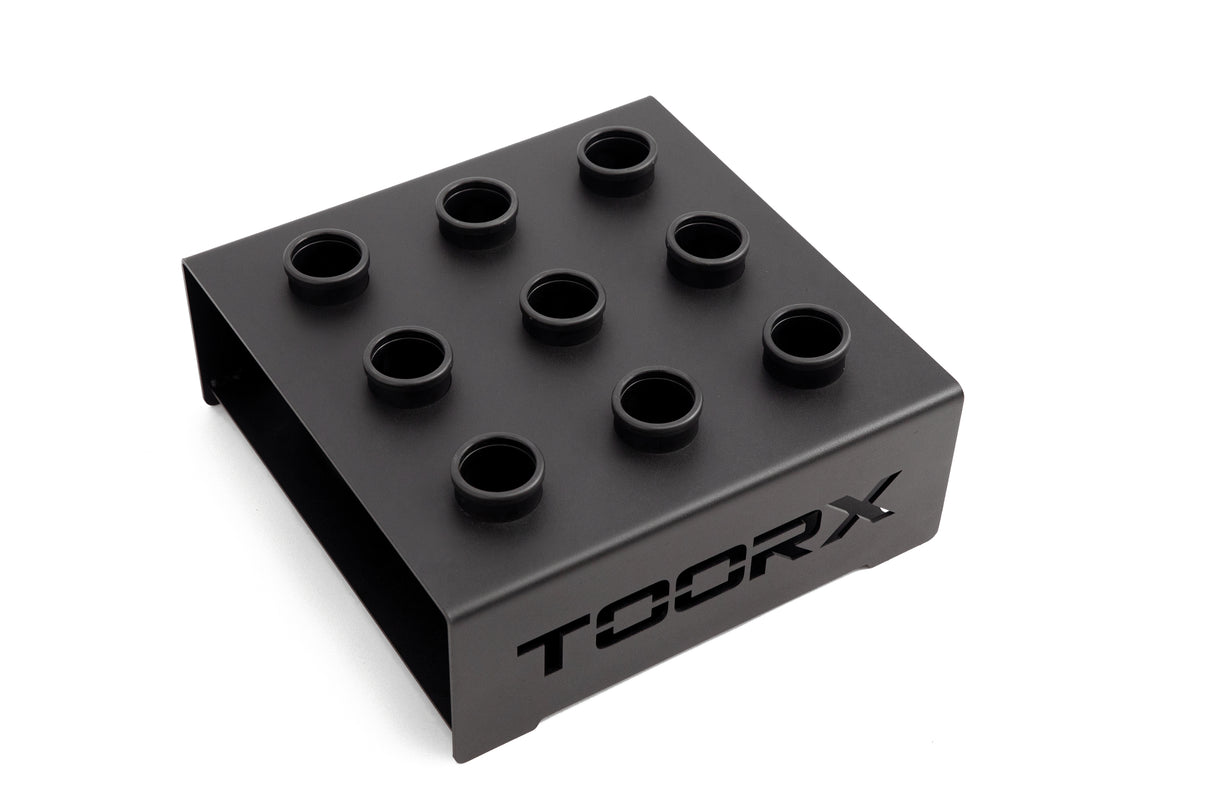 Rastrelliera Porta Bilancieri Olimpionici da terra cod.RPB-9PRO Linea Toorx Professionale