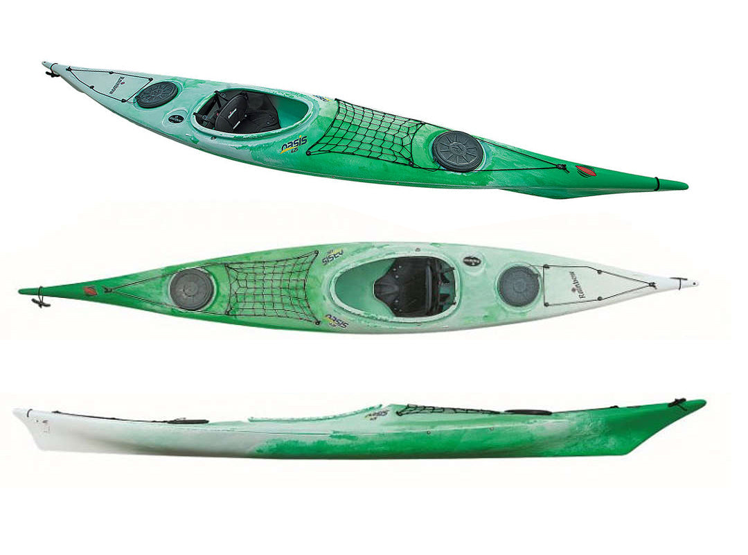 Rainbow Oasis 4.25 Expedition - Kayak 1 Posto 425 Cm + Gavoni + Schienale + Sedile