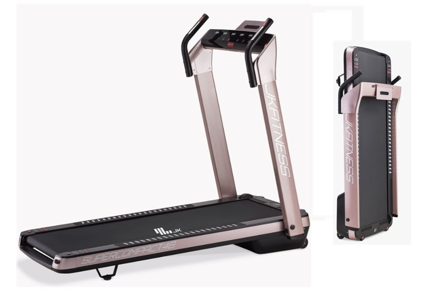 Tapis Roulant Jk Fitness Supercompact 48 Compatibili Zwift E Kinomap - Velocità 16 Km/h - Motore 2.0 Hp - Peso Max Utente 120 Kg Cod.sc-48 Pink