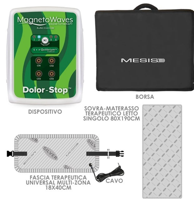 Promo Mesis Magnetoterapia MagnetoWaves DOLOR-STOP dotazione SINGLE BED- 5 programmi - 4 canali cod. MAGNETOWAVES DOL (DS-SB)