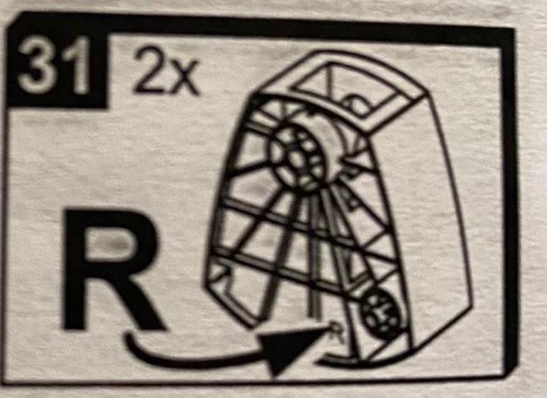 2C4-256 Dispositivo per scorrimento verticale DX