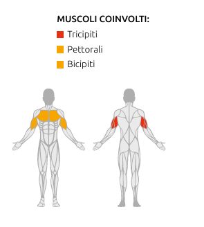 S750 TRICEPS DIP MACHINE - Weight Stack 70 kG. - Linea Diamond Professional Strenght - Cod. WS750-TRICEPS