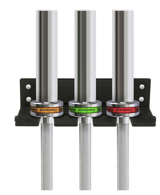 RASTRELLIERA BILANCIERI A MURO VERTICALE 3 POSTAZIONI- Linea DIAMOND - Cod. RBW-3