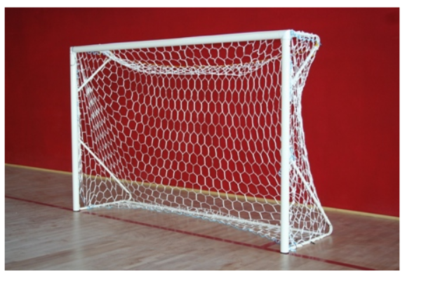 Af1514/4 Coppia Di Porte Minicalcio In Alluminio Trasportabili M. 4 X 2 Certificata En749