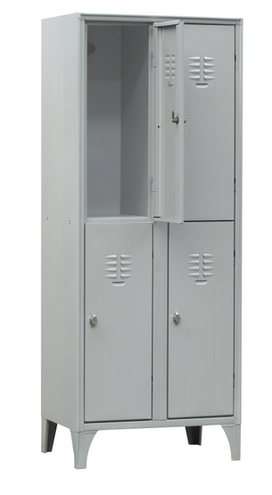 Armadio spogliatoio a 2 posti sovrapposti Cod. AS1782/2