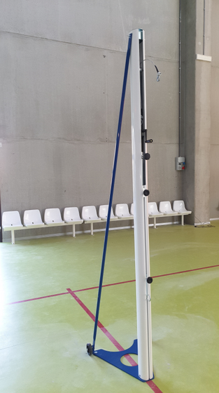 Av1416 Impianto pallavolo in alluminio trasportabile CERTIFICATO TUV SECONDO NORMA UNI EN 1271