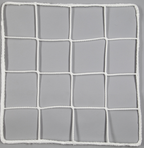 Af1480/14 Coppia reti per porte calcio regolamentari m.7,50x2,50 - maglia 110x100 mm Diametro filo Ø 6