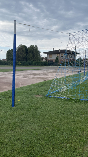 Set n.4 protezioni per palo staccato porte calcio AF1462/4P -