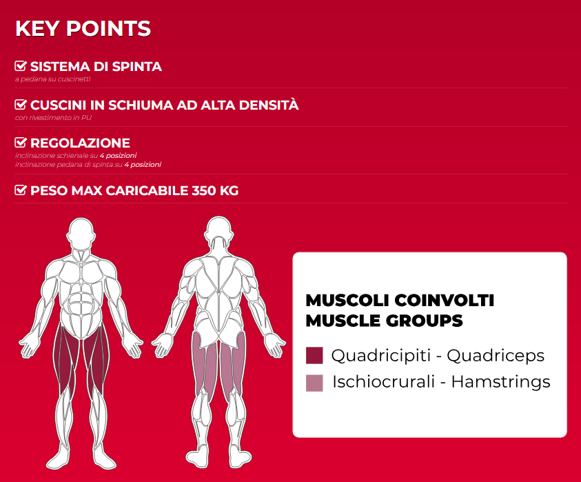 NOVITA' TOORX Absolute Line Plate Loaded - FWX-8850 VERTICAL LEG PRESS- Professionale