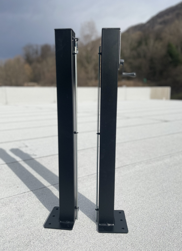 coppia di pali per paddle, Impianto paddle regolamentare Cod. AT1602