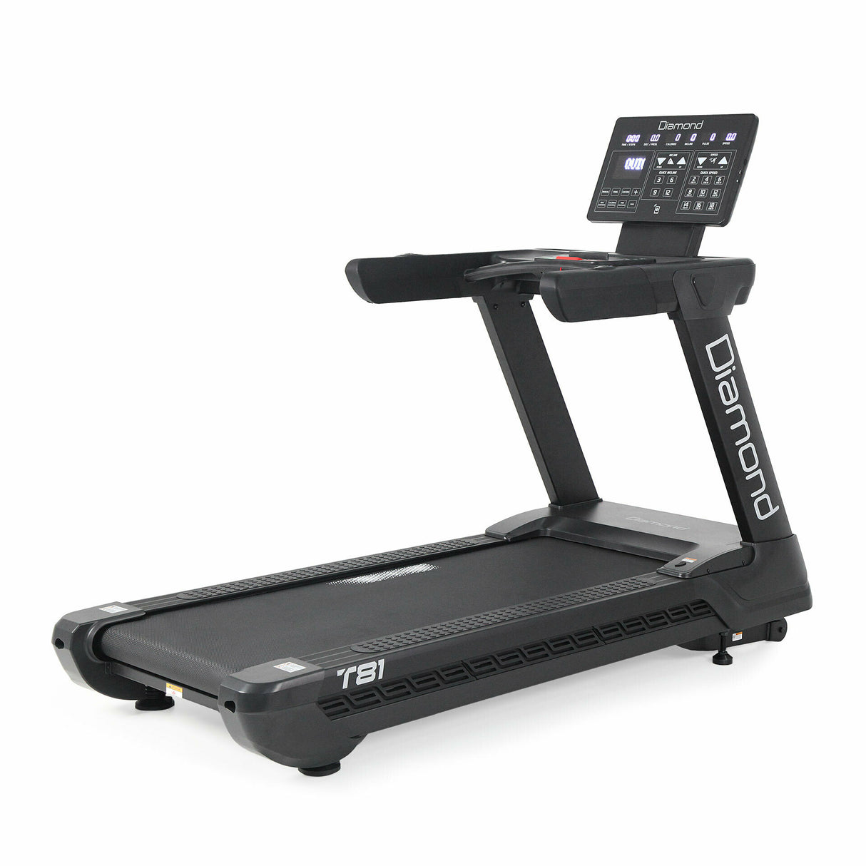 Tapis Roulant Inclinazione 18% - motore AC ad alte prestazioni nastro ortopedico antiscivolo da 2,5 mm - Linea Diamond Cod. T81