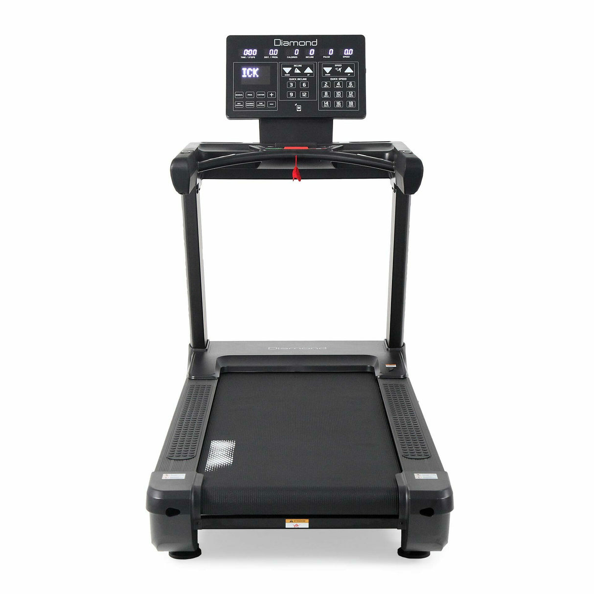 Tapis Roulant Inclinazione 18% - motore AC ad alte prestazioni nastro ortopedico antiscivolo da 2,5 mm - Linea Diamond Cod. T81