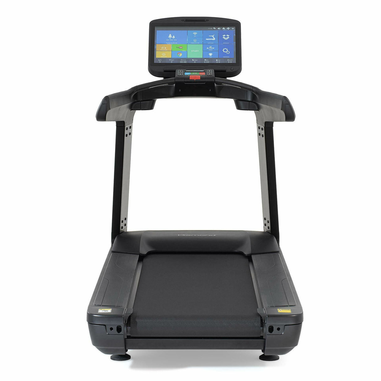 T-96 Tapis Roulant ampia dimensione: 60 x 165 cm ammortizzata da 6 elastomeri. Nastro autolubrificante. - Prodotto Professionale linea Cardio DIAMOND - Cod.T96