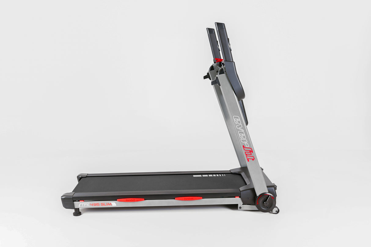 Promo TFK-495-Slim HRC Tapis roulant Ultracompatto Salvaspazio Inclinazione Elettrica Linea Everfit con App Ready 3.0