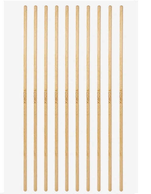 Set 10 aste in legno per corpo libero cod. AHF-271 TOORX