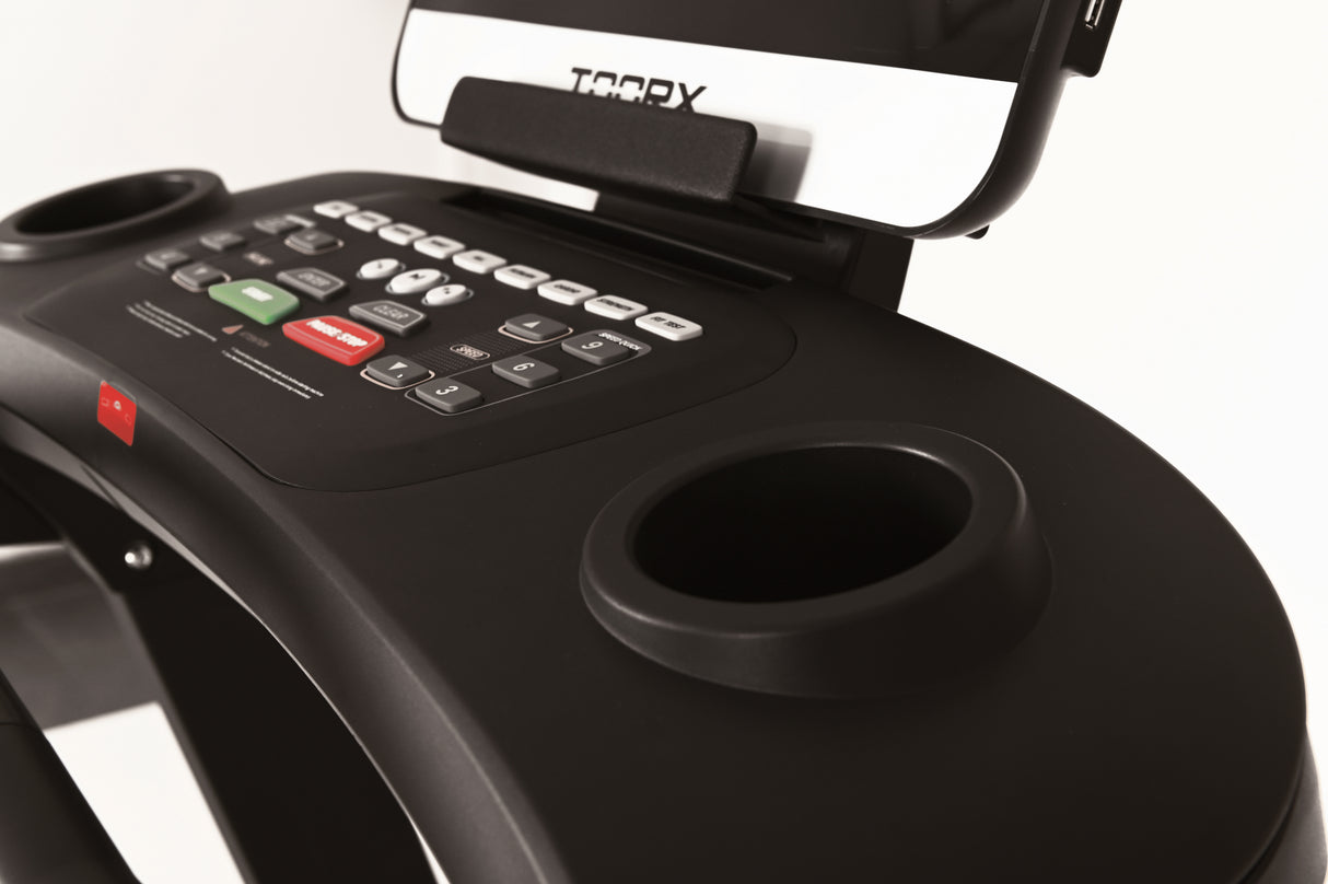 TRX-3500-TFT TAPIS ROULANT MOTORE AC fascia cardio inclusa APP READY 3.0 compatibile con Zwift, Kinomap e I-console - piano corsa 164 x 60 cm - velocità 24 km/h - utente 160 kg TOORX