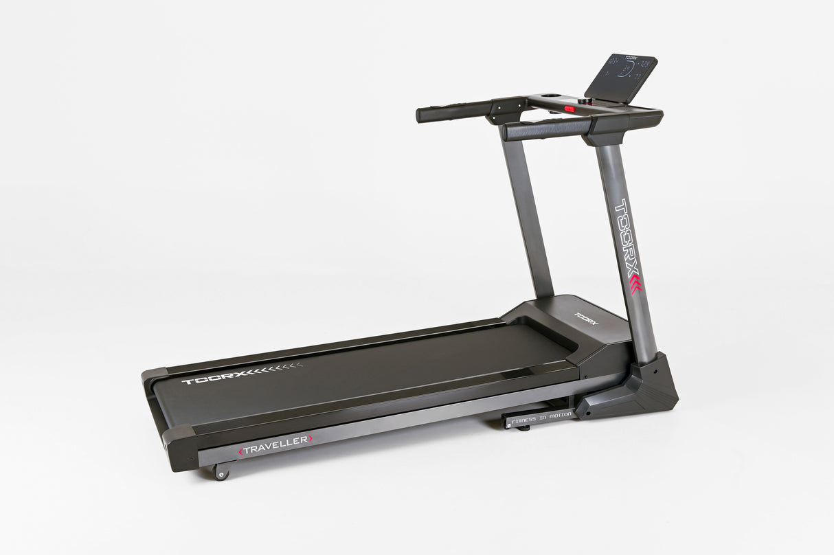 Tapis Roulant Traveller Toorx Inclinazione Elettrica - APP Ready 3.0 - Utente 120 Kg - Velocità: 1 - 18 Km/h - Piano Corsa 47 x 140 cm