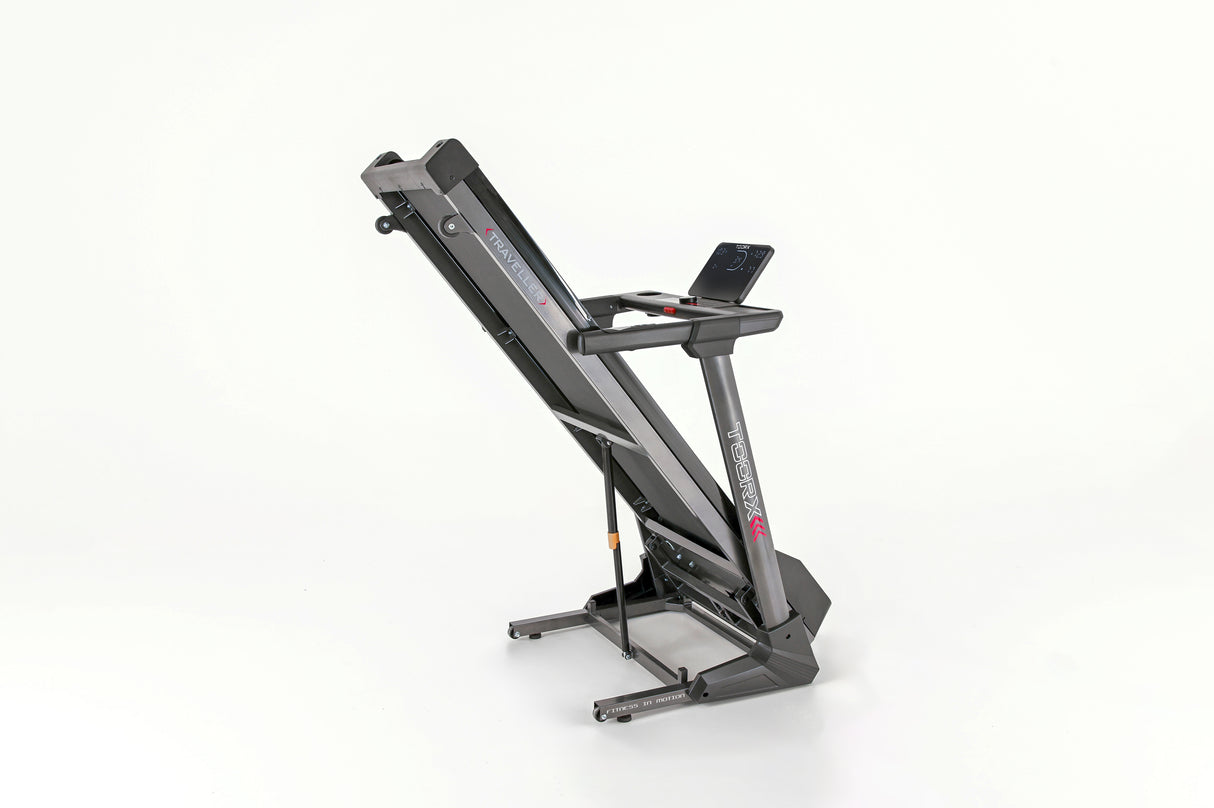 Tapis Roulant Traveller Toorx Inclinazione Elettrica - APP Ready 3.0 - Utente 120 Kg - Velocità: 1 - 18 Km/h - Piano Corsa 47 x 140 cm