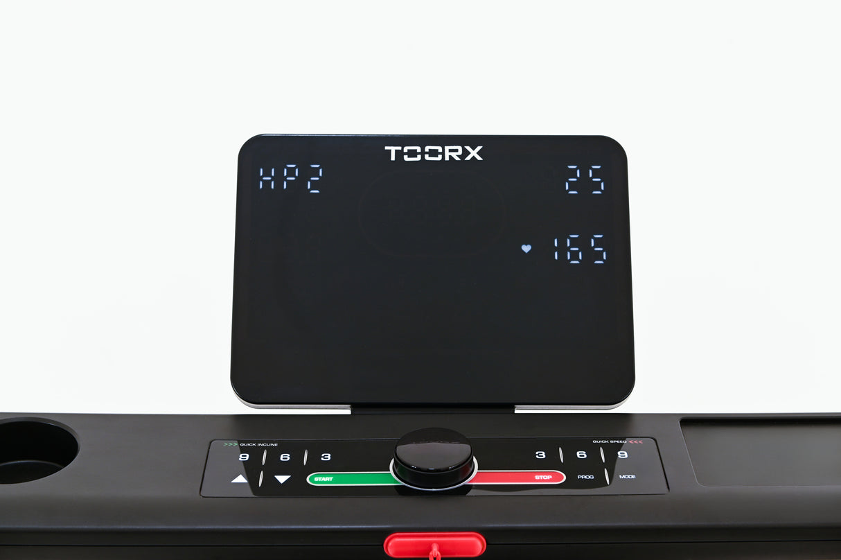 Tapis Roulant Traveller Toorx Inclinazione Elettrica - APP Ready 3.0 - Utente 120 Kg - Velocità: 1 - 18 Km/h - Piano Corsa 47 x 140 cm